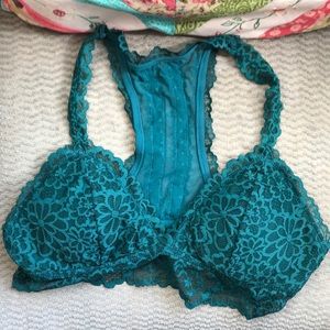 Aerie Green Lace Bralette